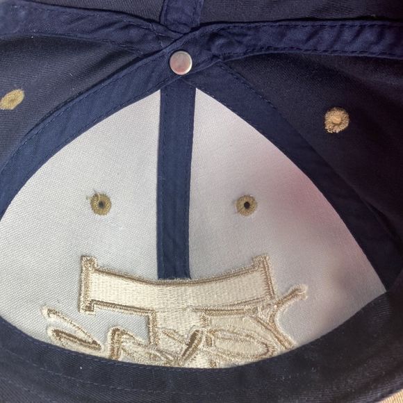 Mens Vintage Texas Motor Speedway SnapBack Blue & Tan - Picture 7 of 9